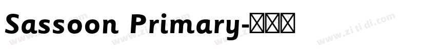Sassoon Primary字体转换
